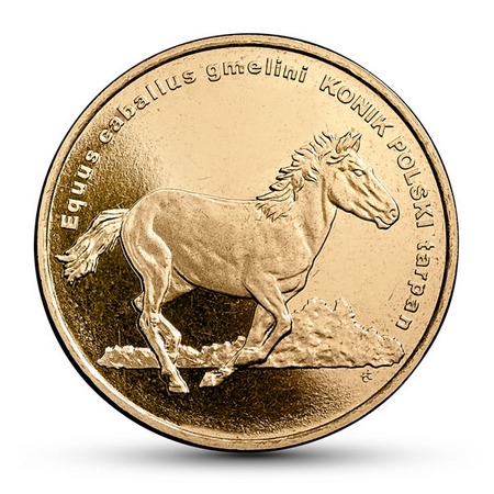 2 złote - Zwierzęta świata - Konik polski